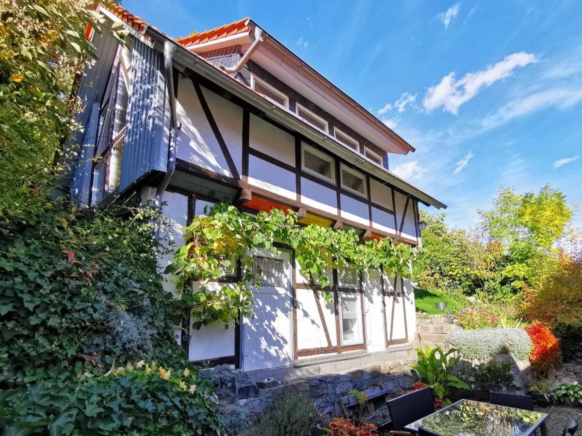 Villa Harz im Glück - Fachwerkhaus für zwei in Wernigerode Exterior foto